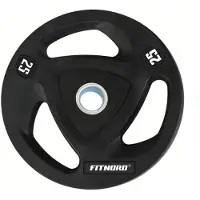 FitNord Levypaino 25 kg, Tri Grip Black