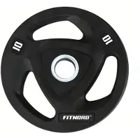 FitNord Levypaino 10 kg, Tri Grip Black