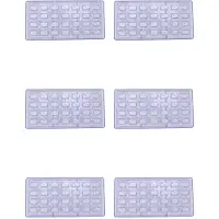 Semoic 6X Diy Pastry Tools Polycarbonate Chocolate Molds and Chocolate Making Supplies Candy Cake Baking Mould