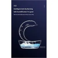 Typecat Dolphin-vesipisaroiden ilmankostutin Bluetooth-kaiutin, vaalean sävyinen ilmankostutin