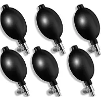 Jojomino 6 Pieces Blood Pressure Bulb Replacement Inflation Bulb Pump Adjustable Hand Squeeze Pump Manual Sphygmomanometer Bulb