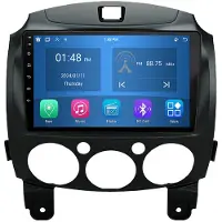 RoverOne 4G+64G Autoradio Bluetooth CarPlay Android Auto GPS-navigointi for Mazda 2 Mazda2 DE 2007 - 2014