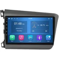 RoverOne 4G+64G Autoradio Bluetooth CarPlay Android Auto GPS-navigointi for Honda Civic 9 FB FK FD 2011 - 2015