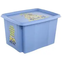 Keeeper -säilytyslaatikko kannella 0612238703365, 30L, 45x35x27cm, turvallista PP-muovia, tilaa säästävä muotoilu