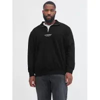Jack & Jones Soho Quarter Plus Size Kokovetoketjullinen Collegepaita