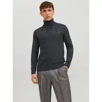 Jack & Jones Neulepaita 'JJEEmil' tummanharmaa