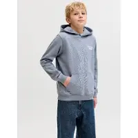 Jack & Jones Junior Collegepaita 'JORNORREBRO' kyyhkynsininen / valkoinen