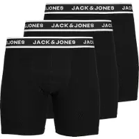 Jack & Jones Solid Plus Size Boxerit 3 Yksiköt