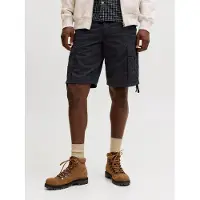 Jack & Jones Jpstcole Frank Cargo Shorts Mid Sn - Black - S