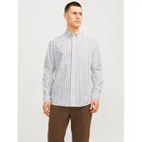 Jack & Jones Jjeoxford Shirt Ls Noos - Beige - XXL