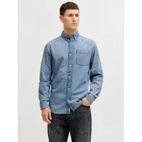 Jack & Jones Jjebrook Jjoxford Shirt Akm 990 Noos - Blue - S