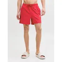 Jack & Jones Jpstmaui Norrebro Swim Shorts Reg Ret - Red - XL