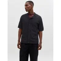 Jack & Jones Jjchris Knit Resort Ss - Black - L