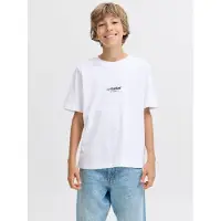 Jack & Jones Jjesoho Tee Ss Crew Neck Noos Jnr - White - 152
