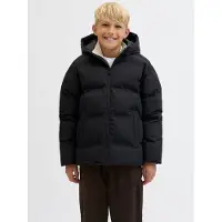 Jack & Jones Jjesoho Puffer Hood Sn Jnr - Black - 140
