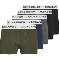Jack & Jones Junior Alushousut laivastonsininen / meleerattu harmaa / khaki / musta