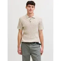 Jack & Jones Eemil Knit Cable Lyhythihainen Pikeepaita