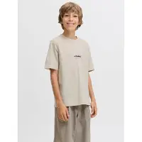 Jack & Jones Jjesoho Tee Ss Crew Neck Noos Jnr - Beige - 152