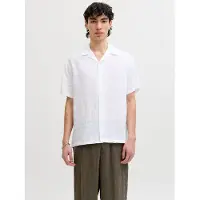 Jack & Jones Blalawrence Linen Resort Lyhythihainen Paita