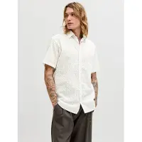 Jack & jones Blasummer Linen Print Lyhythihainen Paita