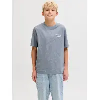Jack & Jones Jornorrebro Typo Tee Ss Crew Neck Sn Jnr - Blue - 176