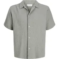 Jack & jones Jornantucket Double Cloth Shirt Ss Mni - Khaki green - 116