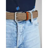 Jack & Jones Jacspring Woven Belt Noos - Brown - 105