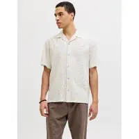 Jack & Jones Paita 'JJESummer' ecru / valkoinen