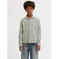Jack & Jones Jorsavona Austin Dobby Shirt Ls Styd Jnr - Green - 152