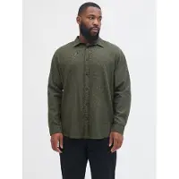 Jack & Jones Classic Plus Size Pitkähihainen Kauluspaita