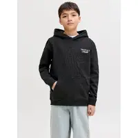 Jack & Jones Jornorrebro Typo Back Sweat Hood Sn Jnr - Black - 164