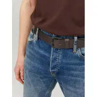 Jack & Jones Jacroma Leather Belt Noos - Brown - 95
