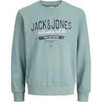 Jack & Jones Jjelogo Sweat Crew Neck 2Col Ss26 Sn Mni - Green - 98