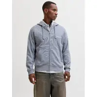 Jack & Jones Jornorrebro Emb Sweat Zip Hood Noos - Blue - S