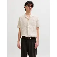Jack & Jones Blalawrence Linen Resort Lyhythihainen Paita