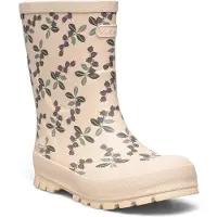 Viking Jolly Print Kumisaappaat, Light Pink/Olive, Koko 26