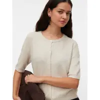 Vero Moda Neuletakki 'VMDoffy' villanvalkoinen