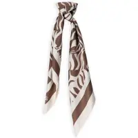 Dante6 -Arlo Animalistic Printed Scarf - Cream - ONE SIZE
