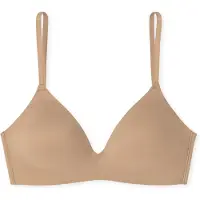 Schiesser Wire-Free, Padded Bra, White - Invisible Soft - Beige - 75 B