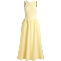 Ralph Lauren Ponte-Bodice Sleeveless Dress - Yellow - XL