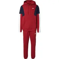 Nike Juoksupuku 'CLUB FLEECE' laivastonsininen / punainen / valkoinen