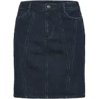 KAFFE CURVE Kcelisa Denim Skirt - Blue - 48