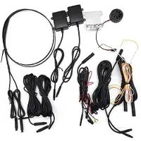 Melitt 20M Car Universal 24Ghz Millimeter Wave BSD Blind Spot Detection System Change Assist Warning Light Strip,C