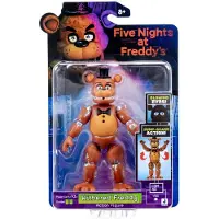 Jazwares - Five Nights at Freddy’s Withered Freddy - Articulated Figure with Jumpscare Feature and Glow-in-the-Dark Eyes 12 cm - Figuuri