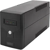 Digitus LINE-INTERACTIVE UPS, 600VA/360W 12V/7AH X1 BATTERY,2X CEE 7/7 OUTLET,RJ-11,LED (DN-170063)