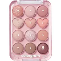 Colorgram Pin Point Eyeshadow Palette 01 Peach+Coral