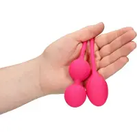 Shots 2 Piece Thumping Kegel Ball Set - Wild Strawberry