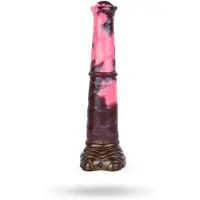 Vuxen Pink Alien Hulf Dildo 26,5 cm