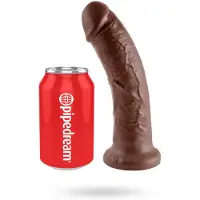 King Cock 8 -dildo (20 cm, ruskea)