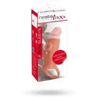 Realistixxx - avoin vibraattoripeniskaski - luonnollinen